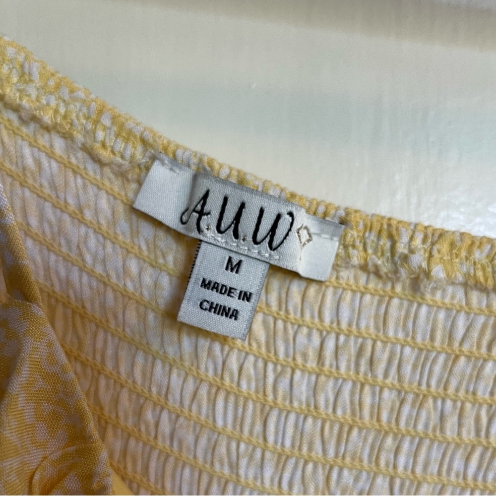 Yellow Romper with Pockets - Picture 3 of 6